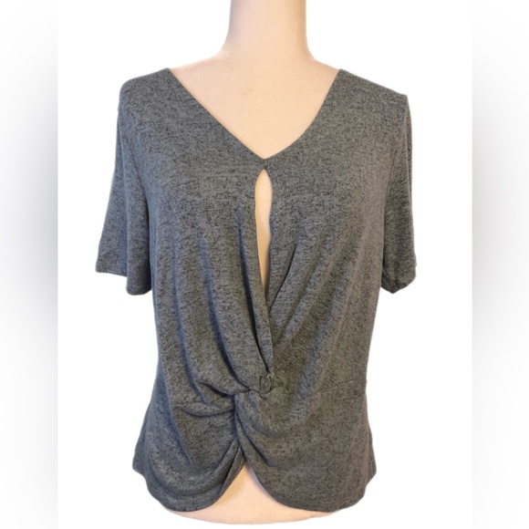 3/$18. 🌼NWT Bobeau knit top twist front size S petite - Picture 3 of 11